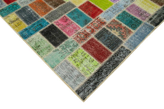 6x8 Multicolor Modern Patchwork Rug - 29606