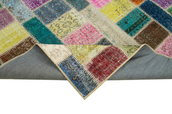 6x8 Multicolor Modern Patchwork Rug - 29606