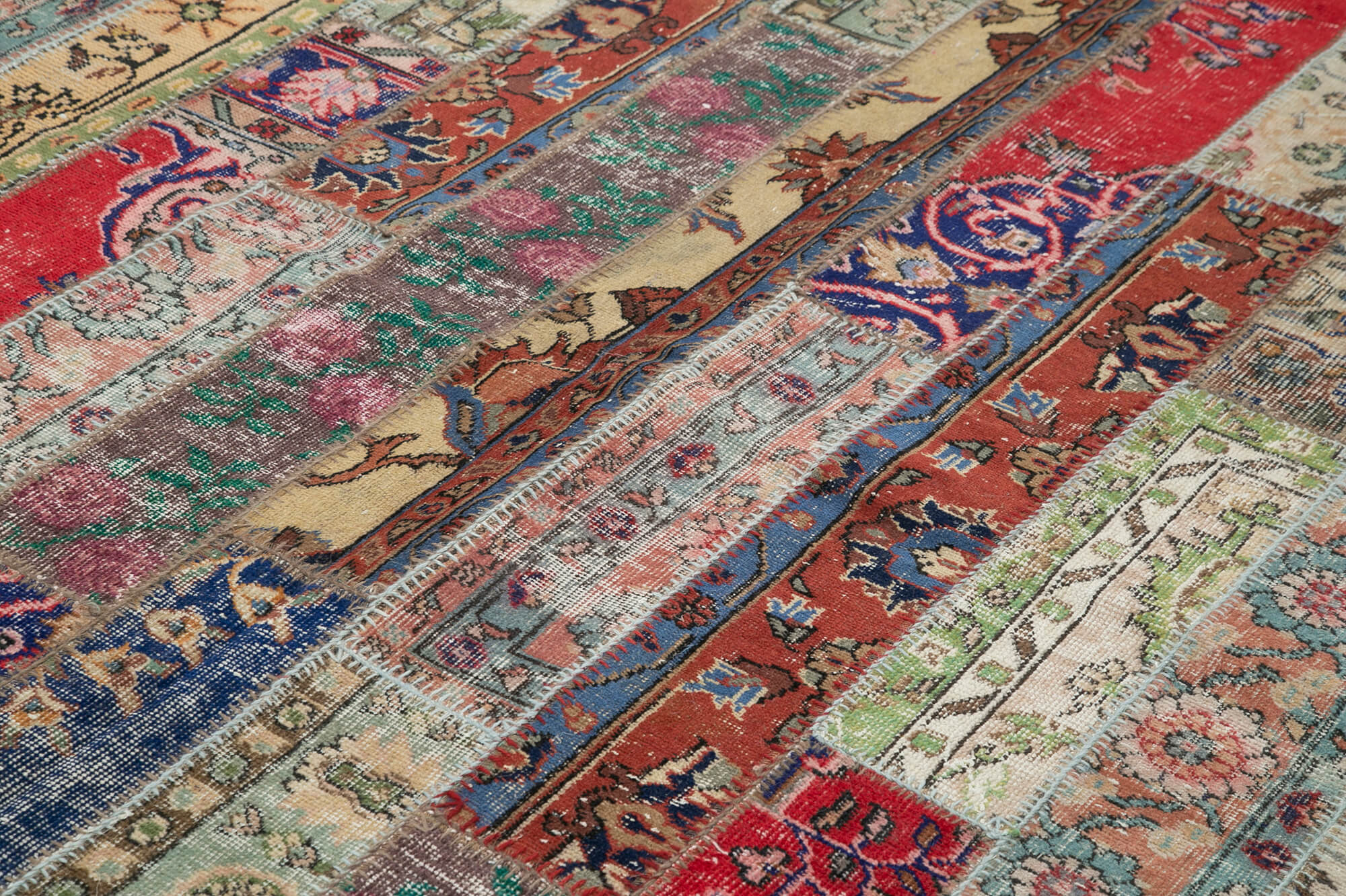 8x10 Multicolor Modern Patchwork Rug - 29650