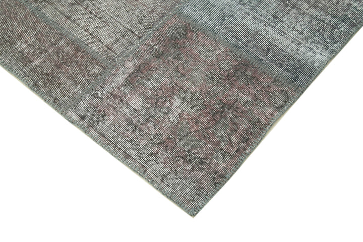 8x11 Grey Patchwork Rug- 29673