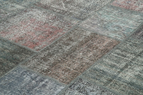 8x11 Grey Patchwork Rug- 29673