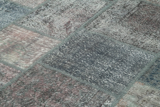 8x11 Grey Patchwork Rug- 29678