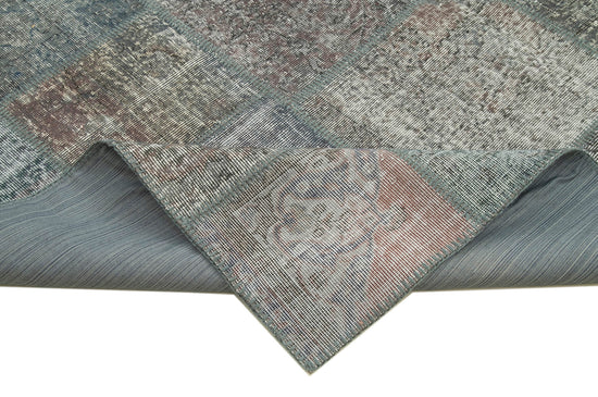 8x11 Grey Patchwork Rug- 29678