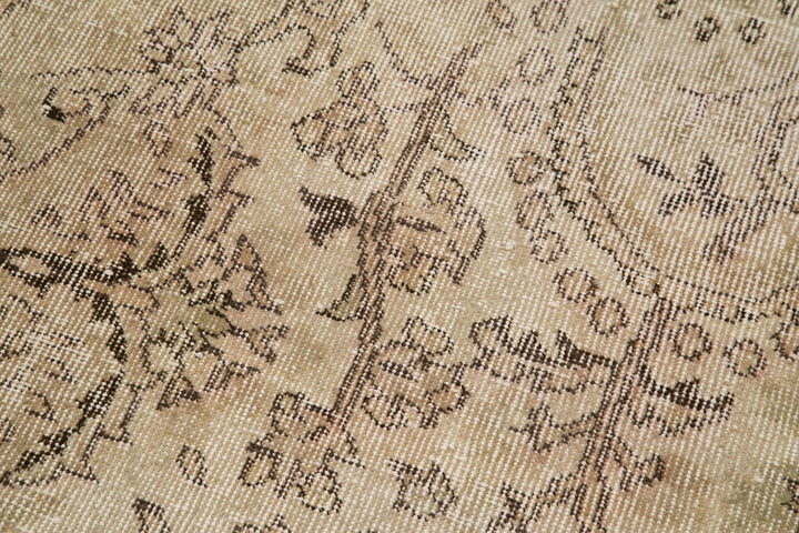 3x9 Beige Overdyed Runner Rug - 29705