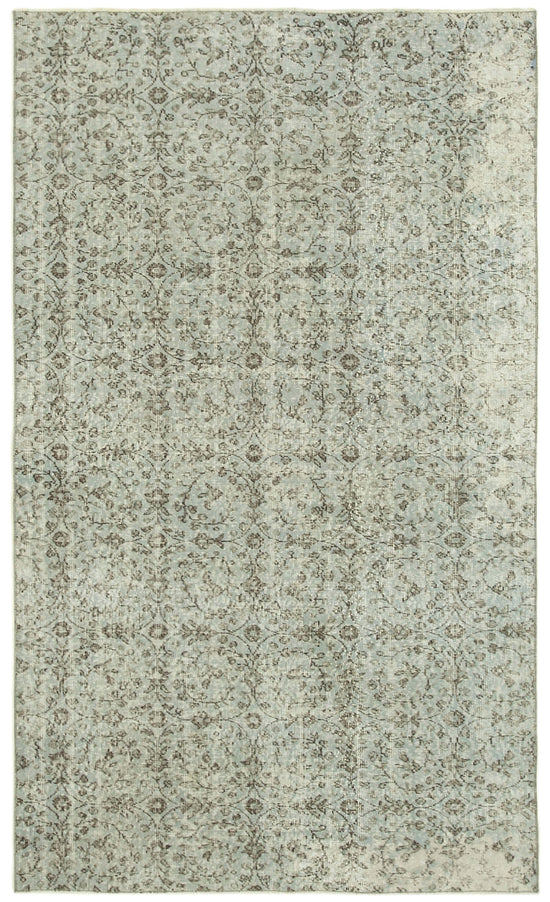 5x8 Blue Overdyed Rug - 29870