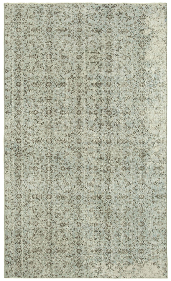 5x8 Blue Overdyed Rug - 29870