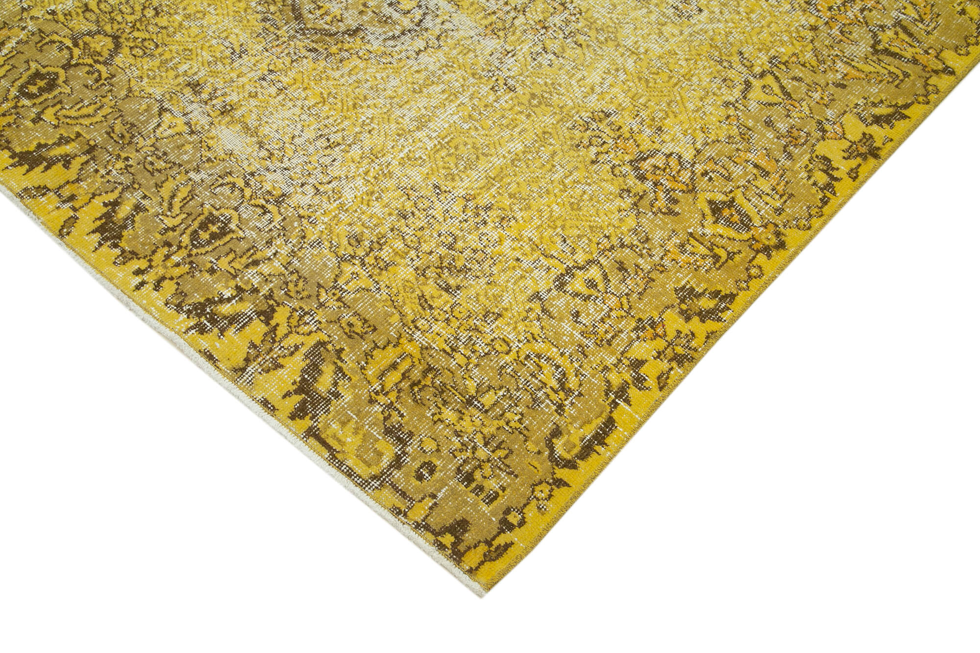 5x8 Yellow Overdyed Rug - 29880