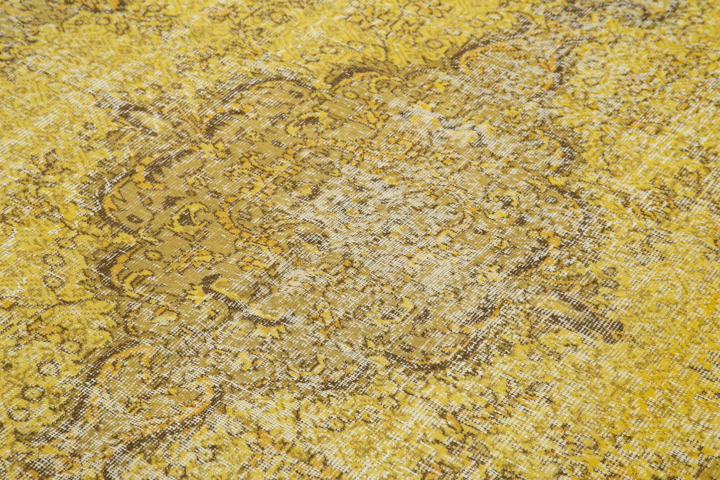 5x8 Yellow Overdyed Rug - 29880