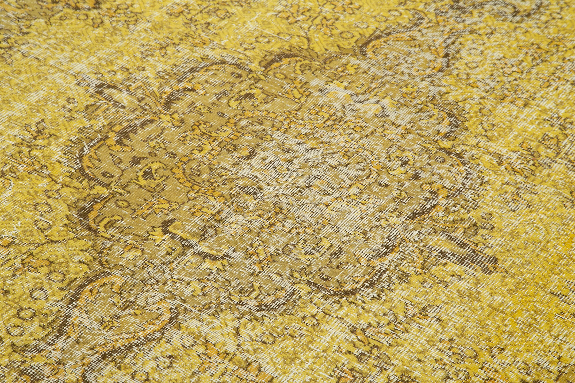 5x8 Yellow Overdyed Rug - 29880
