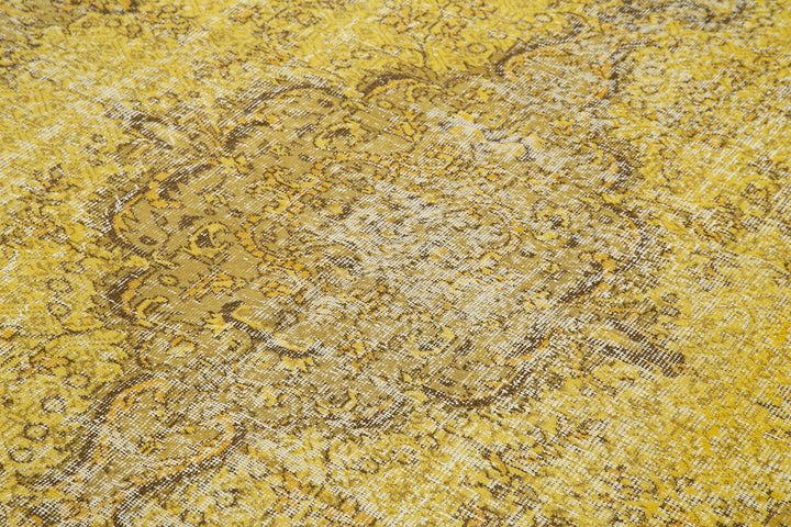 5x8 Yellow Overdyed Rug - 29880
