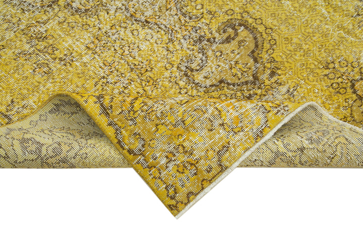 5x8 Yellow Overdyed Rug - 29880
