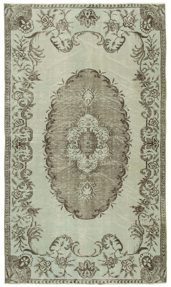 5x8 Grey Overdyed Rug - 29889