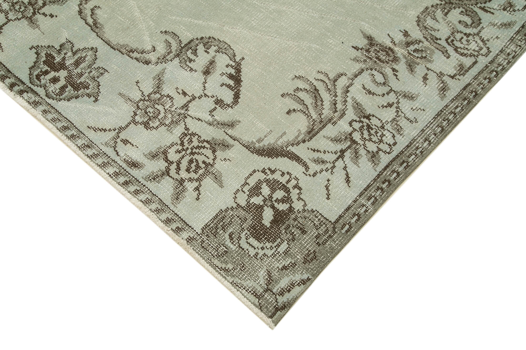 5x8 Grey Overdyed Rug - 29889