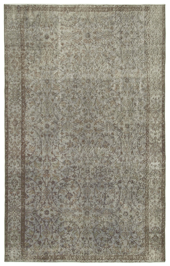 5x8 Grey Overdyed Rug - 29922