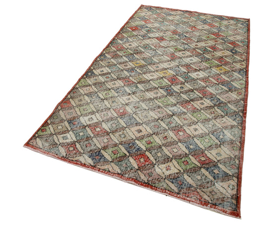 4x8 Beige Bohemian Rug  - 29935