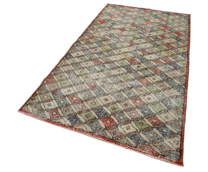 4x8 Beige Bohemian Rug  - 29935