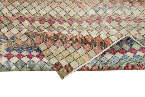 5x9 Beige Bohemian Rug  - 29941