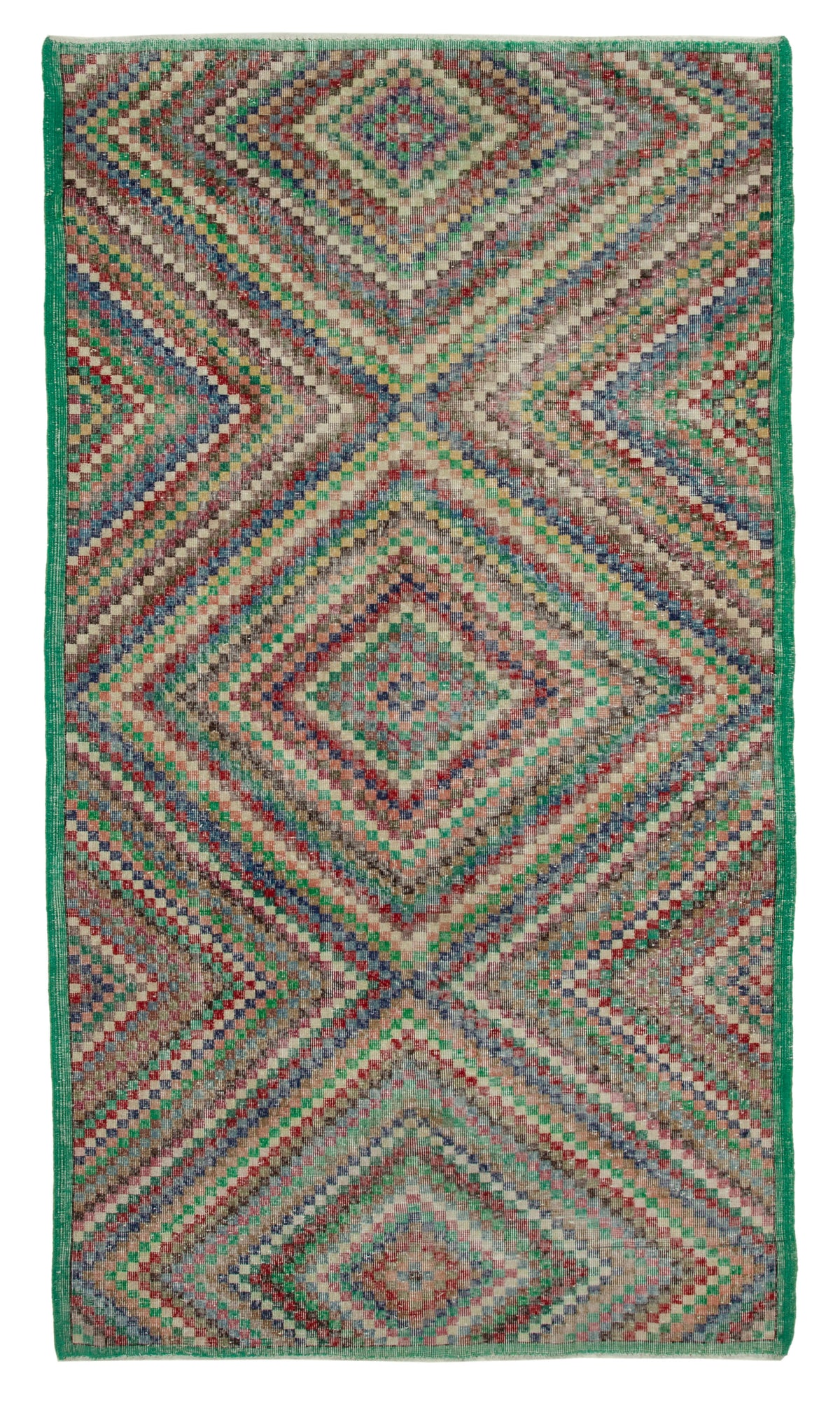 5x10 Multicolor Bohemian Rug  - 29946