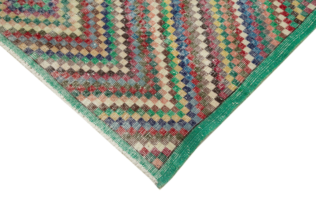 5x10 Multicolor Bohemian Rug  - 29946