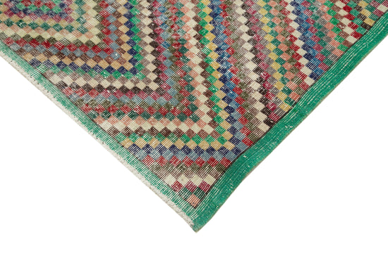 5x10 Multicolor Bohemian Rug  - 29946