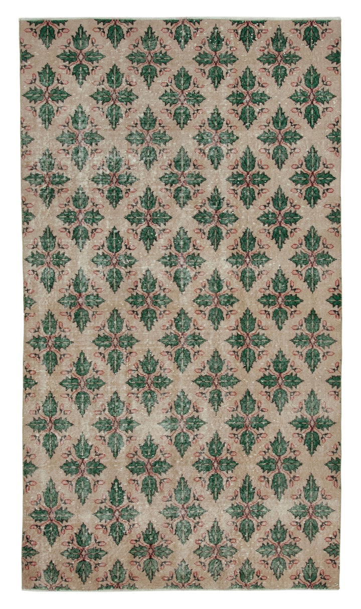 5x8 Beige Bohemian Rug  - 29962