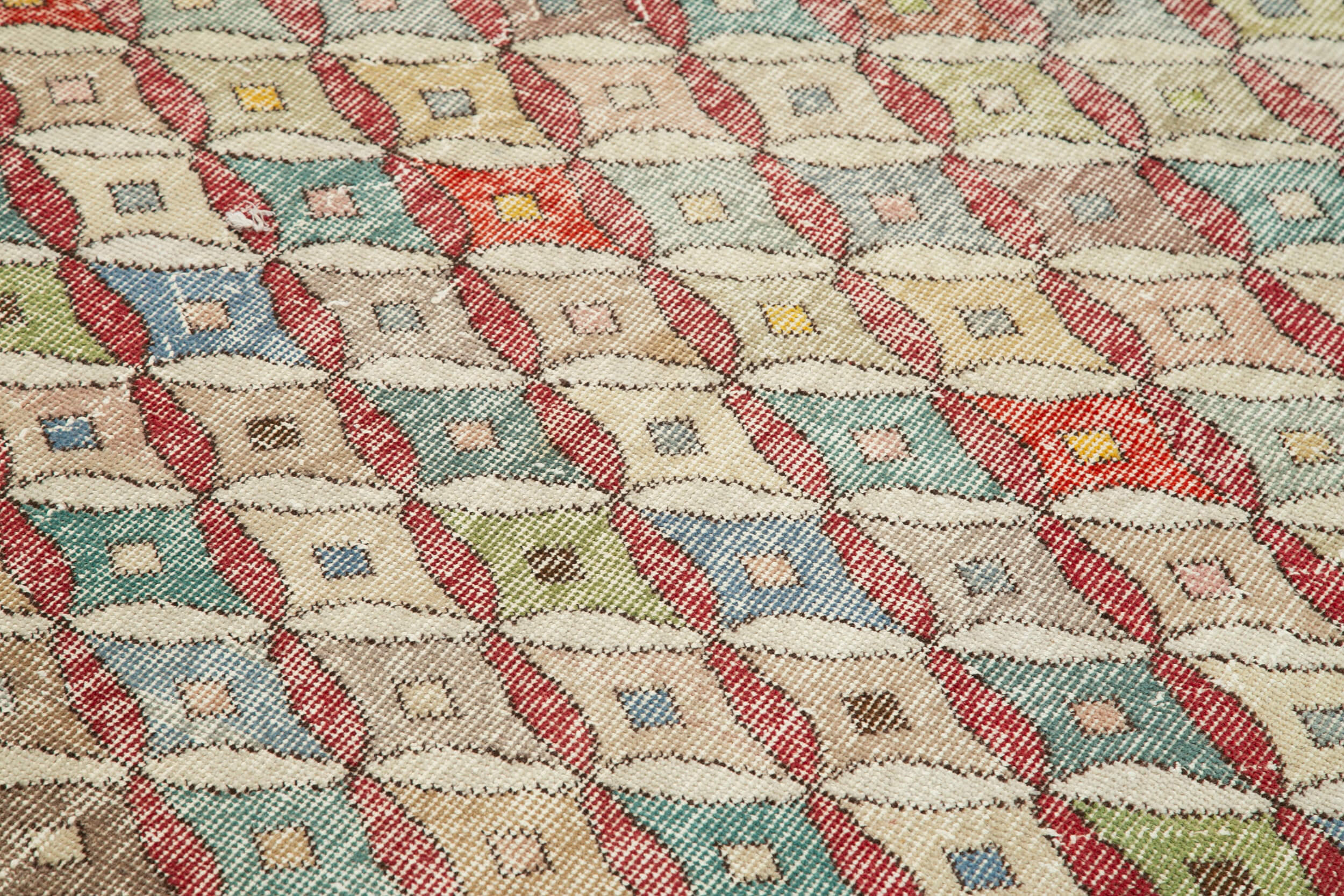 5x9 Beige Bohemian Rug  - 29963