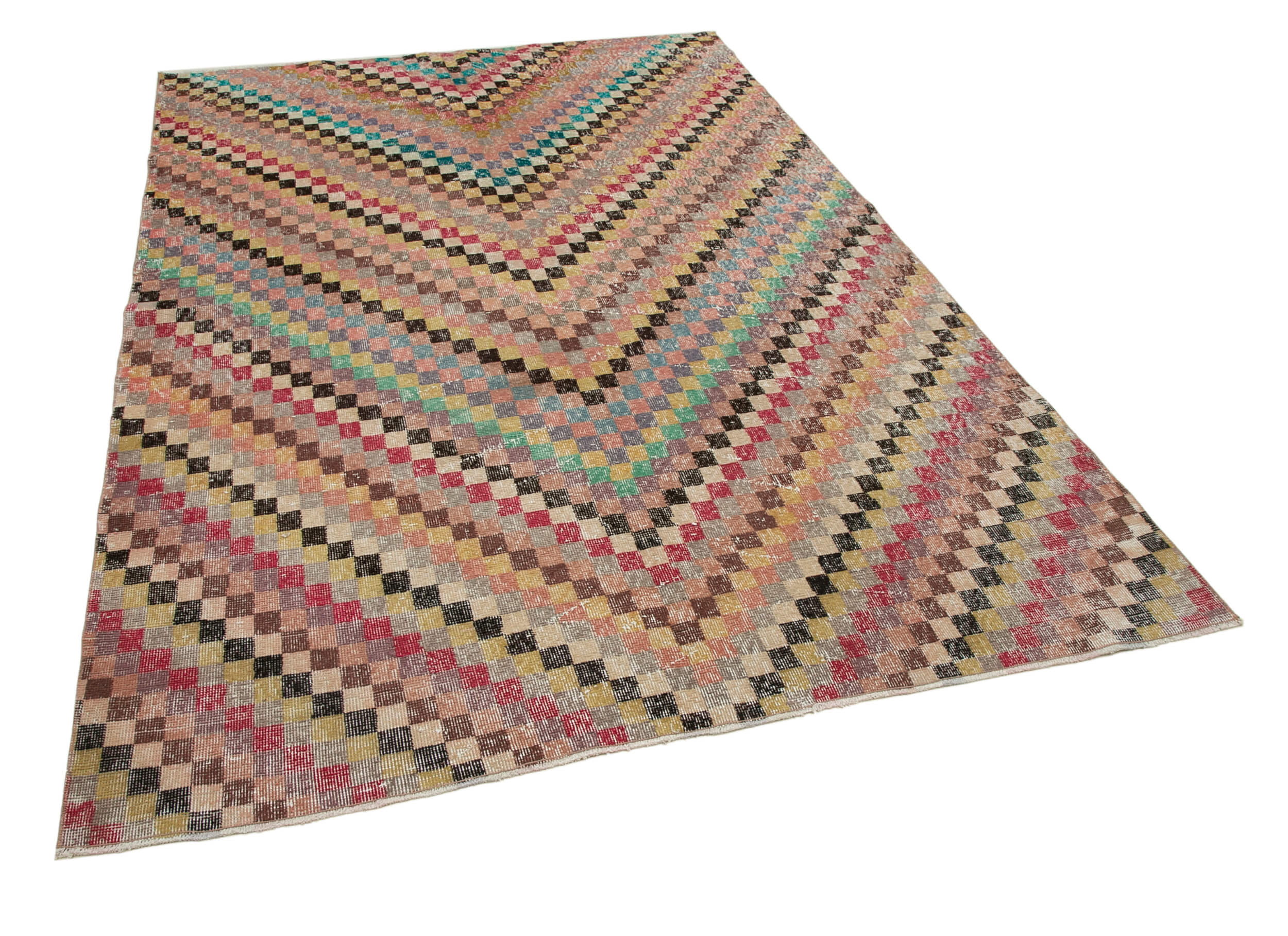6x9 Multicolor Bohemian Rug  - 29975
