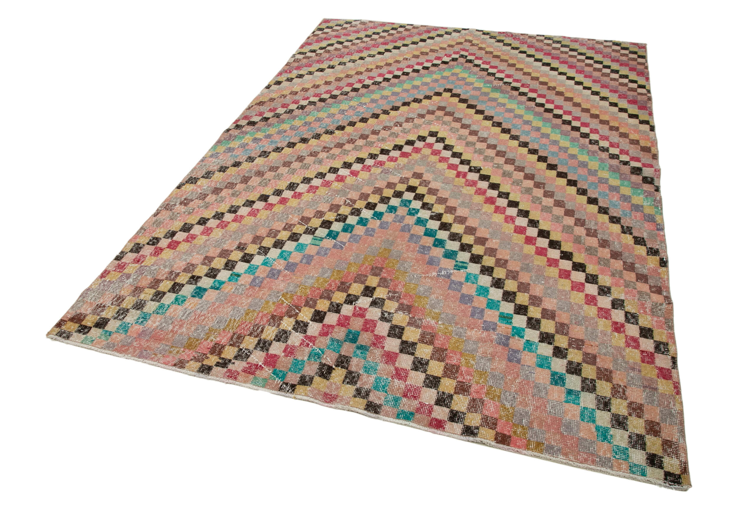 6x9 Multicolor Bohemian Rug  - 29975