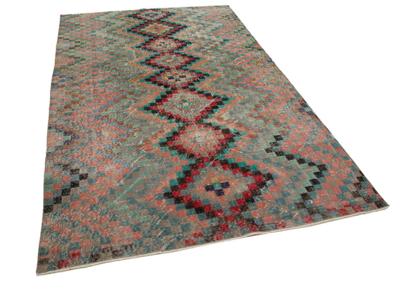 6x9 Multicolor Bohemian Rug  - 29977
