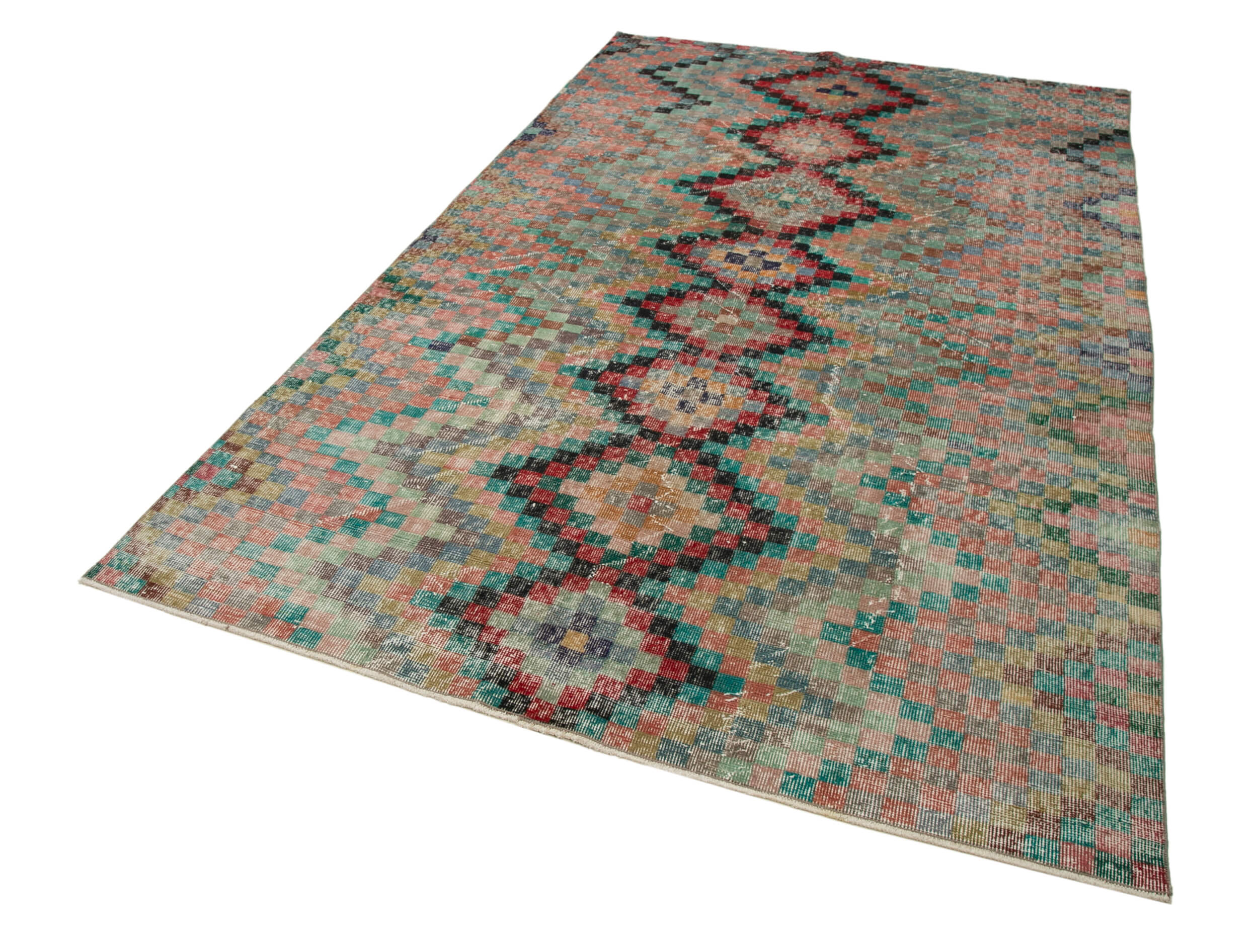 6x9 Multicolor Bohemian Rug  - 29977