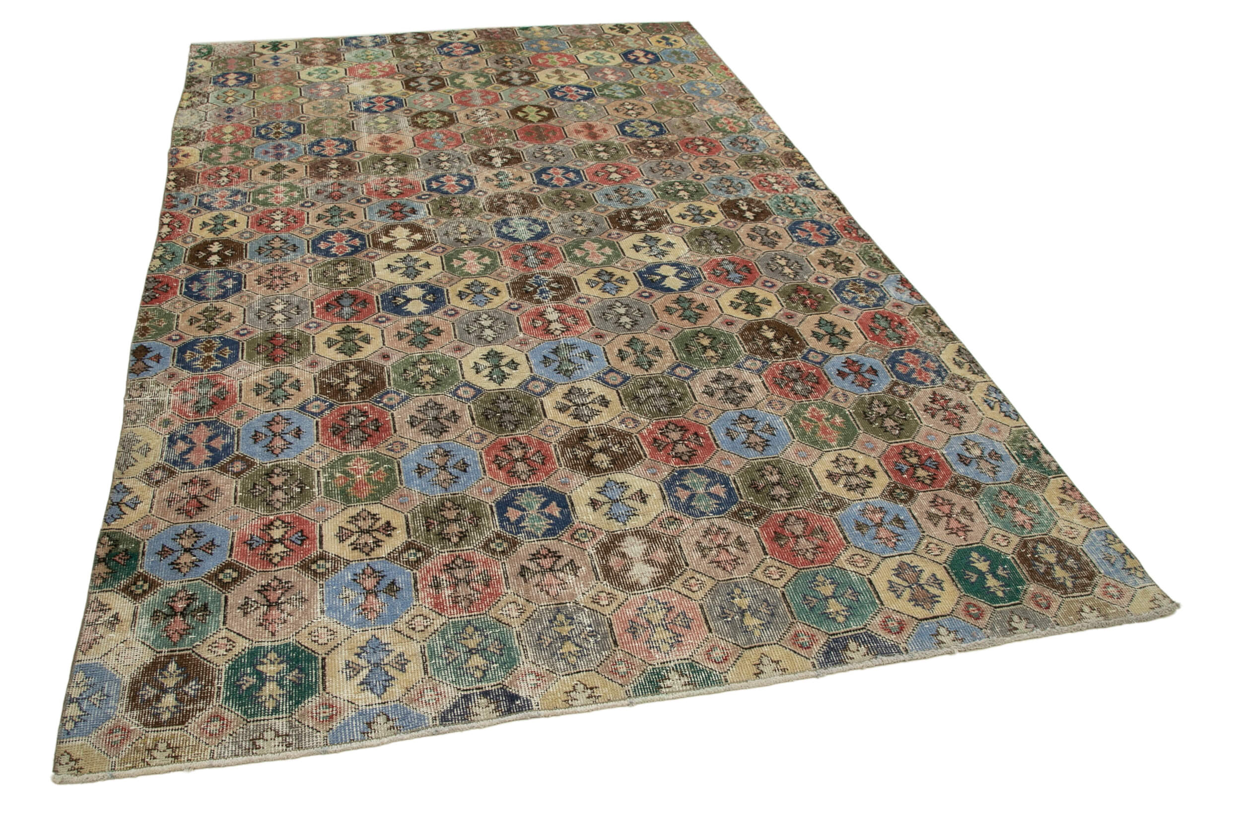 6x9 Multicolor Bohemian Rug  - 29981