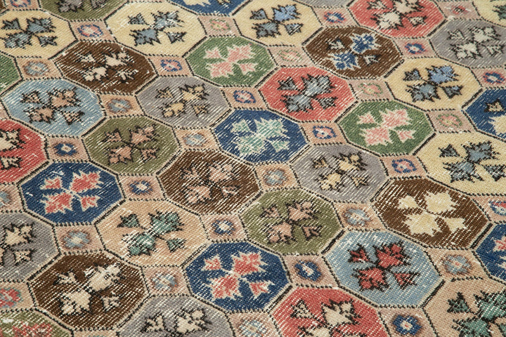 6x9 Multicolor Bohemian Rug  - 29981