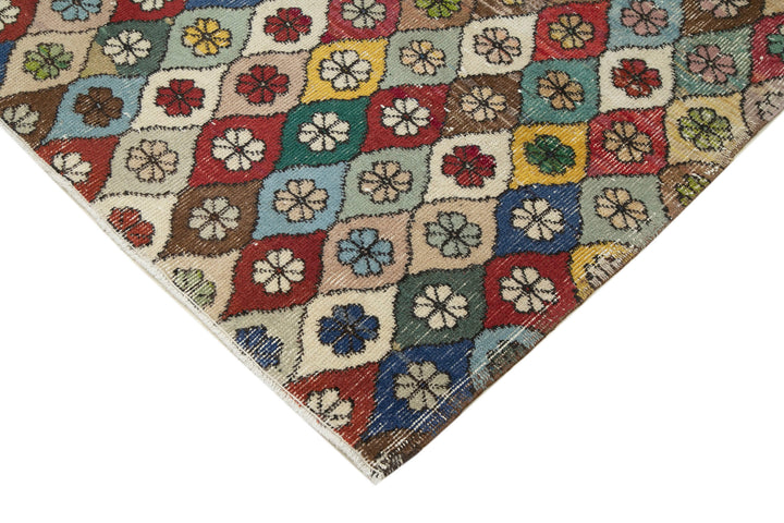 6x10 Multicolor Bohemian Rug  - 29992