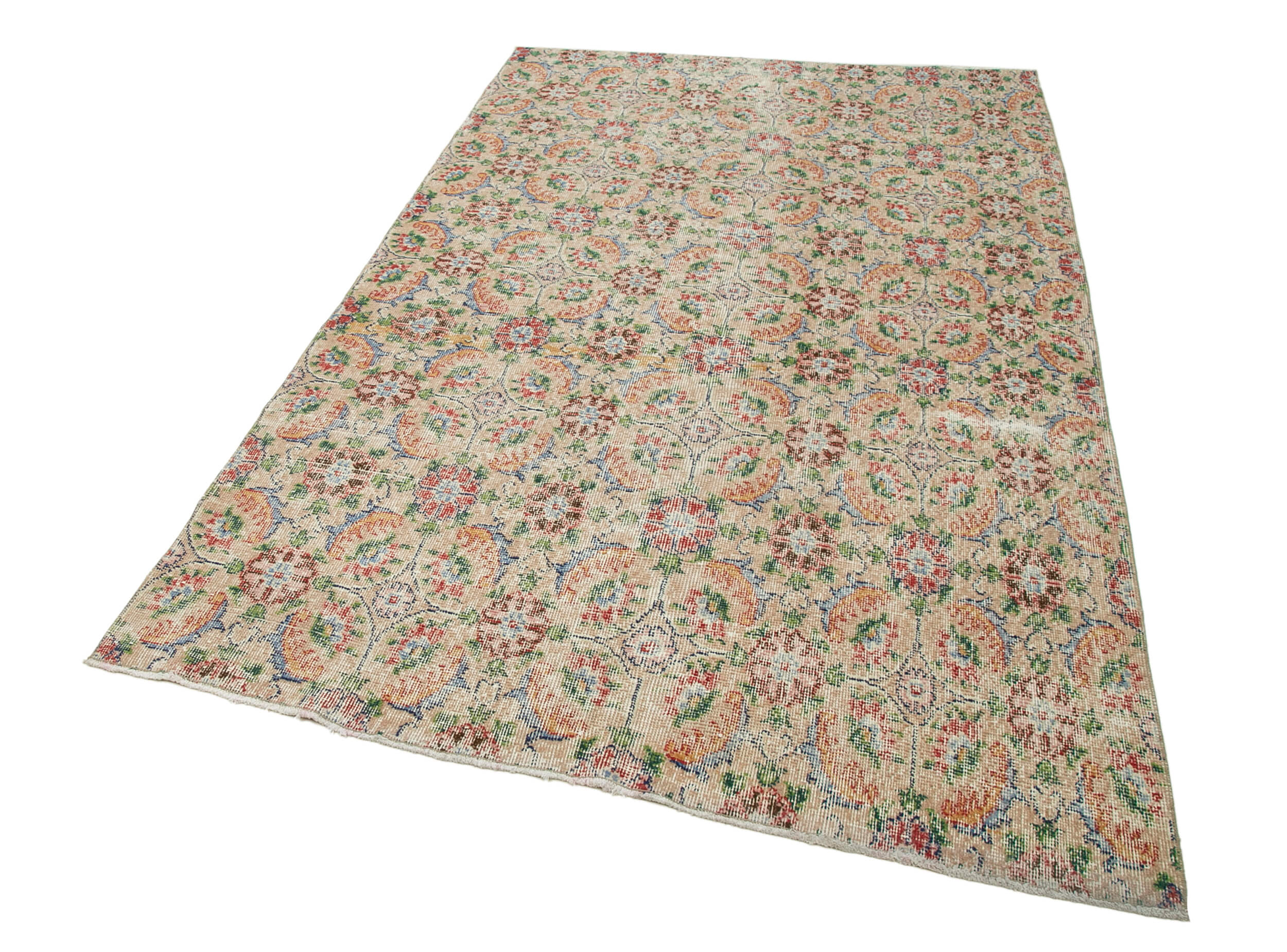 5x8 Multicolor Bohemian Rug  - 29996
