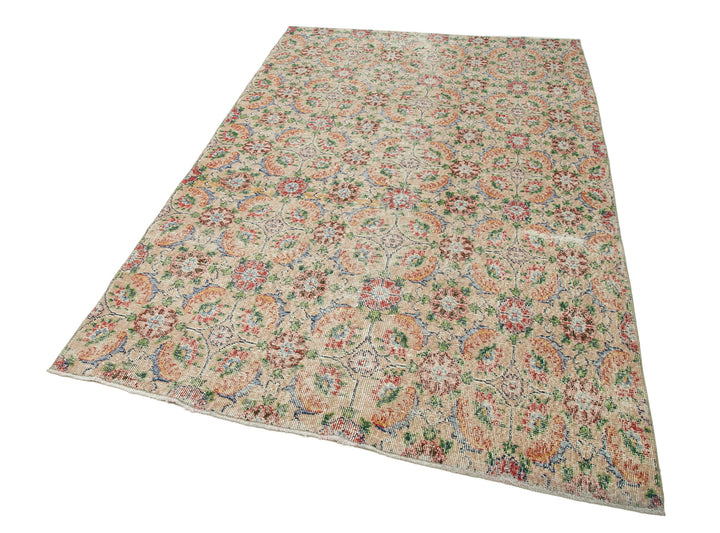 5x8 Multicolor Bohemian Rug  - 29996