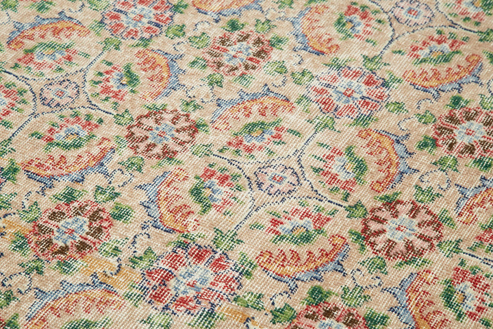 5x8 Multicolor Bohemian Rug  - 29996