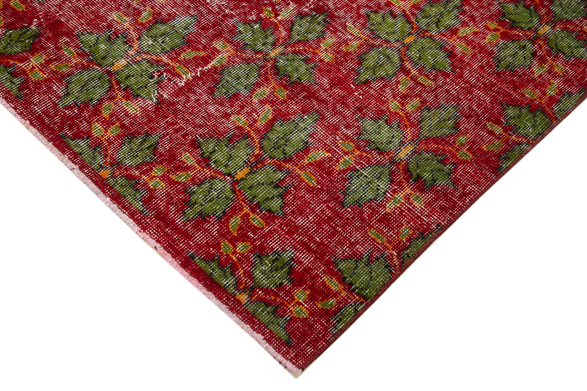 5x10 Red Bohemian Rug  - 30006