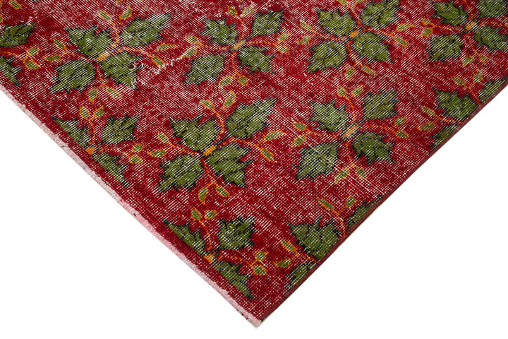 5x10 Red Bohemian Rug  - 30006