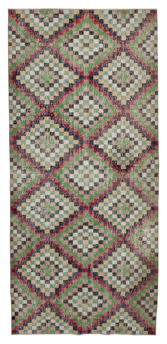 4x10 Multicolor Bohemian Runner Rug - 30011
