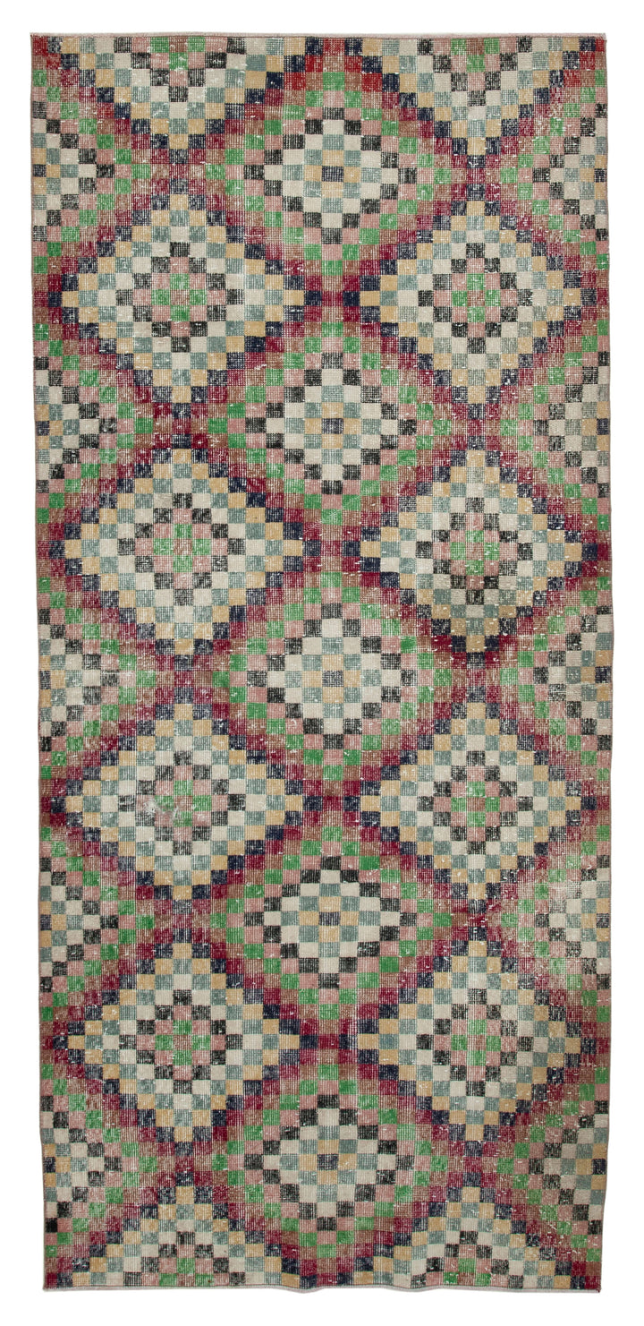 4x10 Multicolor Bohemian Runner Rug - 30011