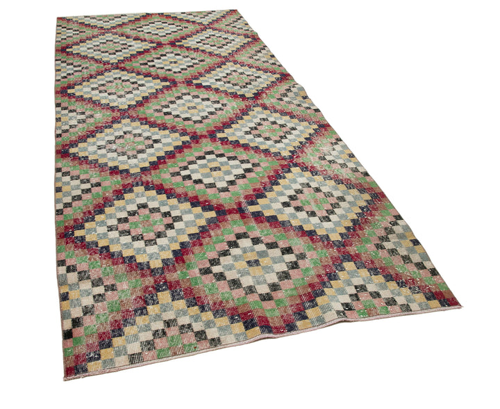 4x10 Multicolor Bohemian Runner Rug - 30011