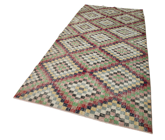 4x10 Multicolor Bohemian Runner Rug - 30011