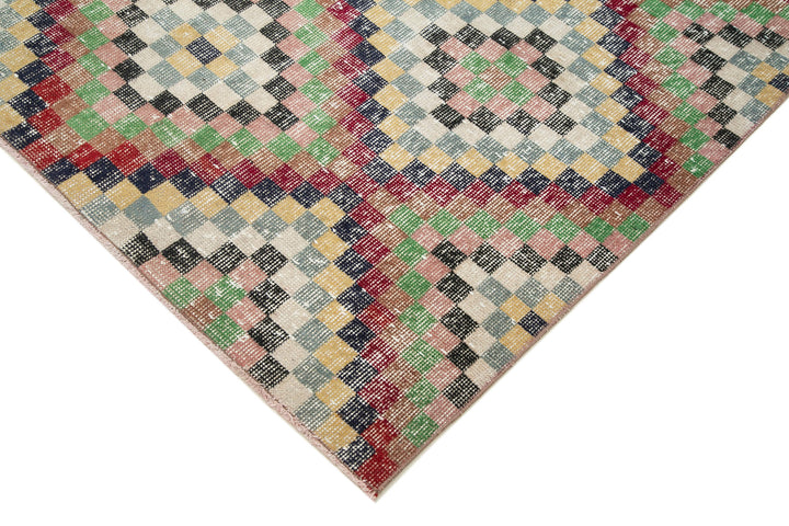 4x10 Multicolor Bohemian Runner Rug - 30011