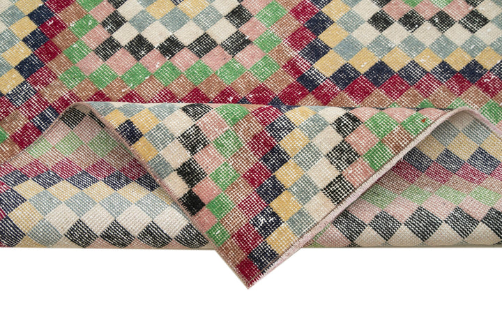 4x10 Multicolor Bohemian Runner Rug - 30011