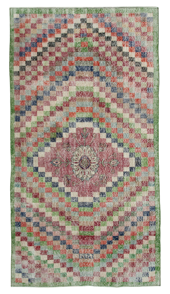 5x9 Multicolor Bohemian Rug  - 30013