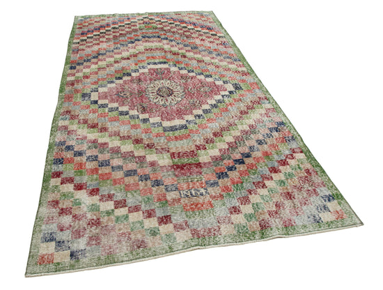 5x9 Multicolor Bohemian Rug  - 30013