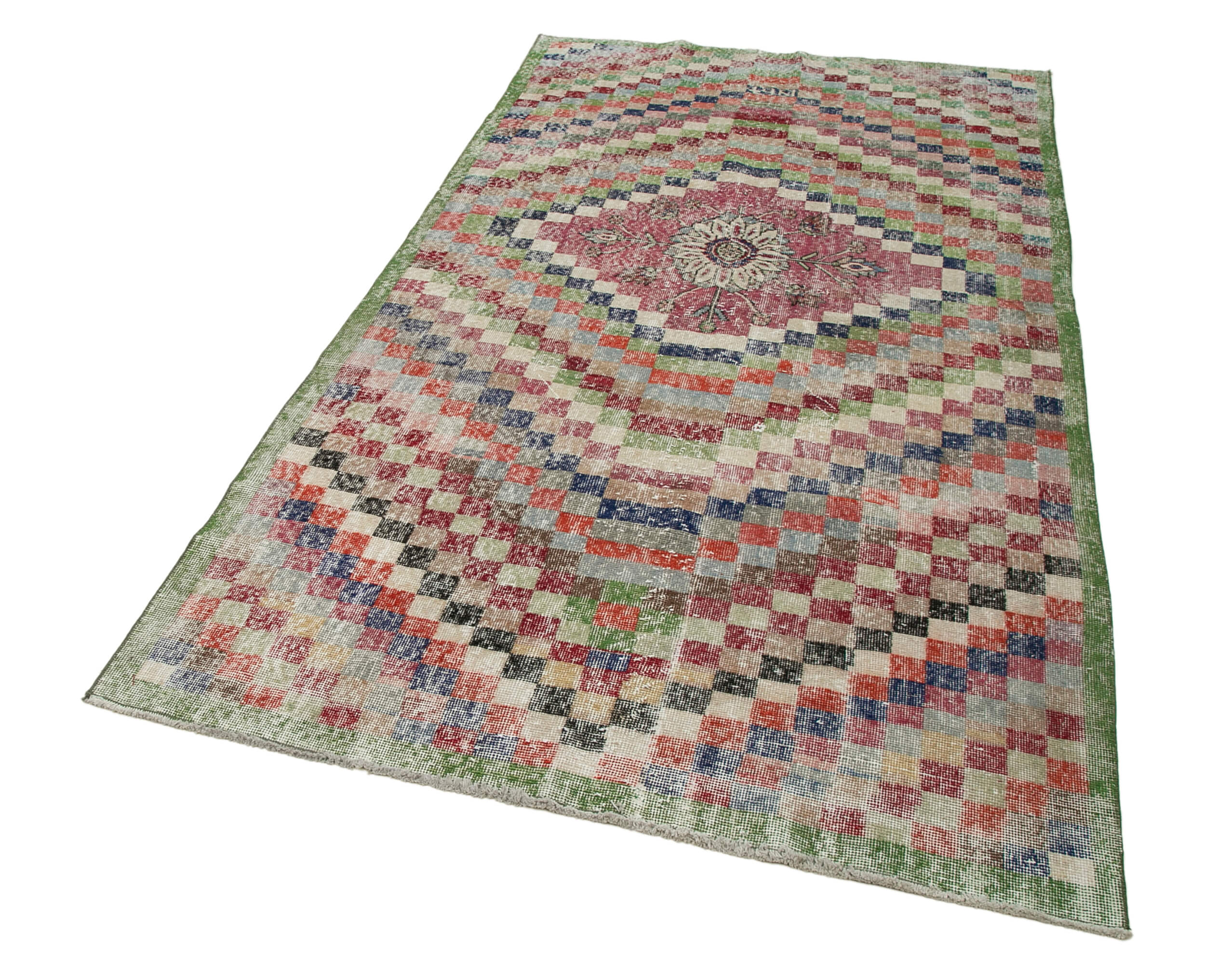 5x9 Multicolor Bohemian Rug  - 30013