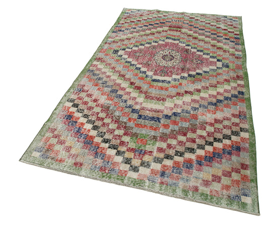 5x9 Multicolor Bohemian Rug  - 30013