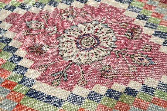 5x9 Multicolor Bohemian Rug  - 30013
