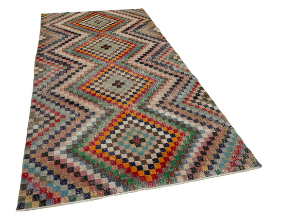 5x10 Multicolor Bohemian Rug  - 30015